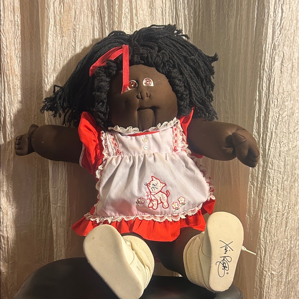 Vintage Little People Cabbage Patch Doll 1978-1983 Original Fabric Face